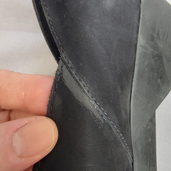 Arche France Slip On Wedge Black Nubuck Shoes Pumps Size 9.5‎ US 40 EU Comfort - Picture 11 of 16